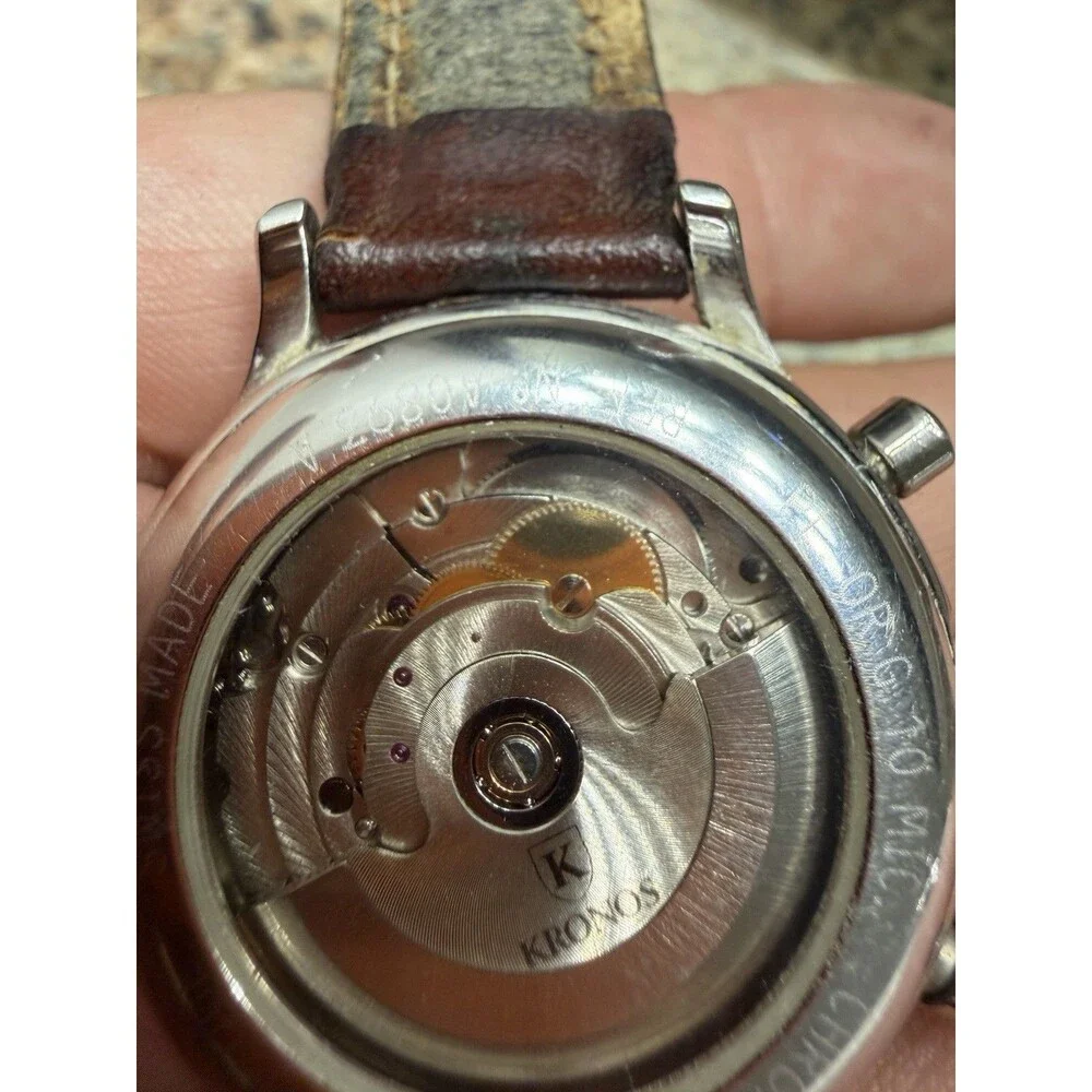 Kronos Automatic Chronograph 49 Rubis Ref. A0893.A Swiss Runs Read Desc